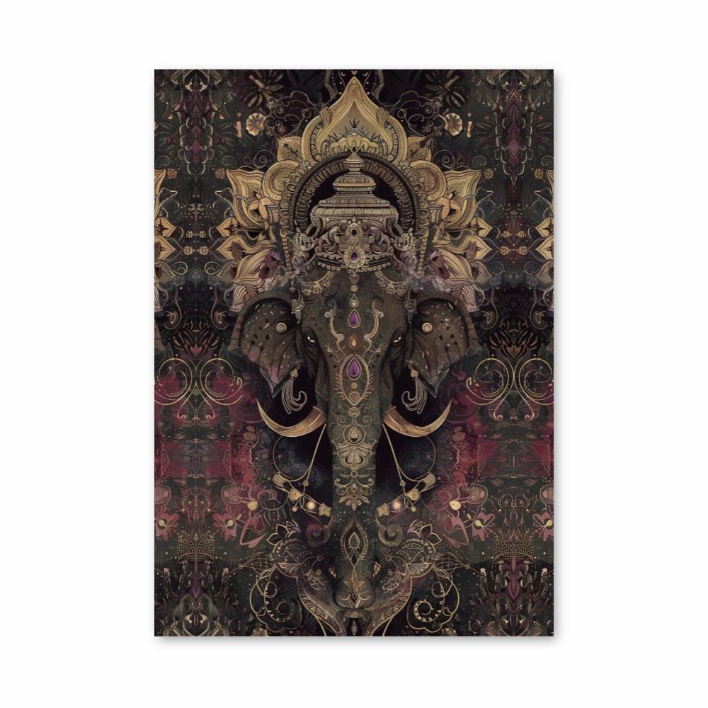 Poster Élégance Éléphante