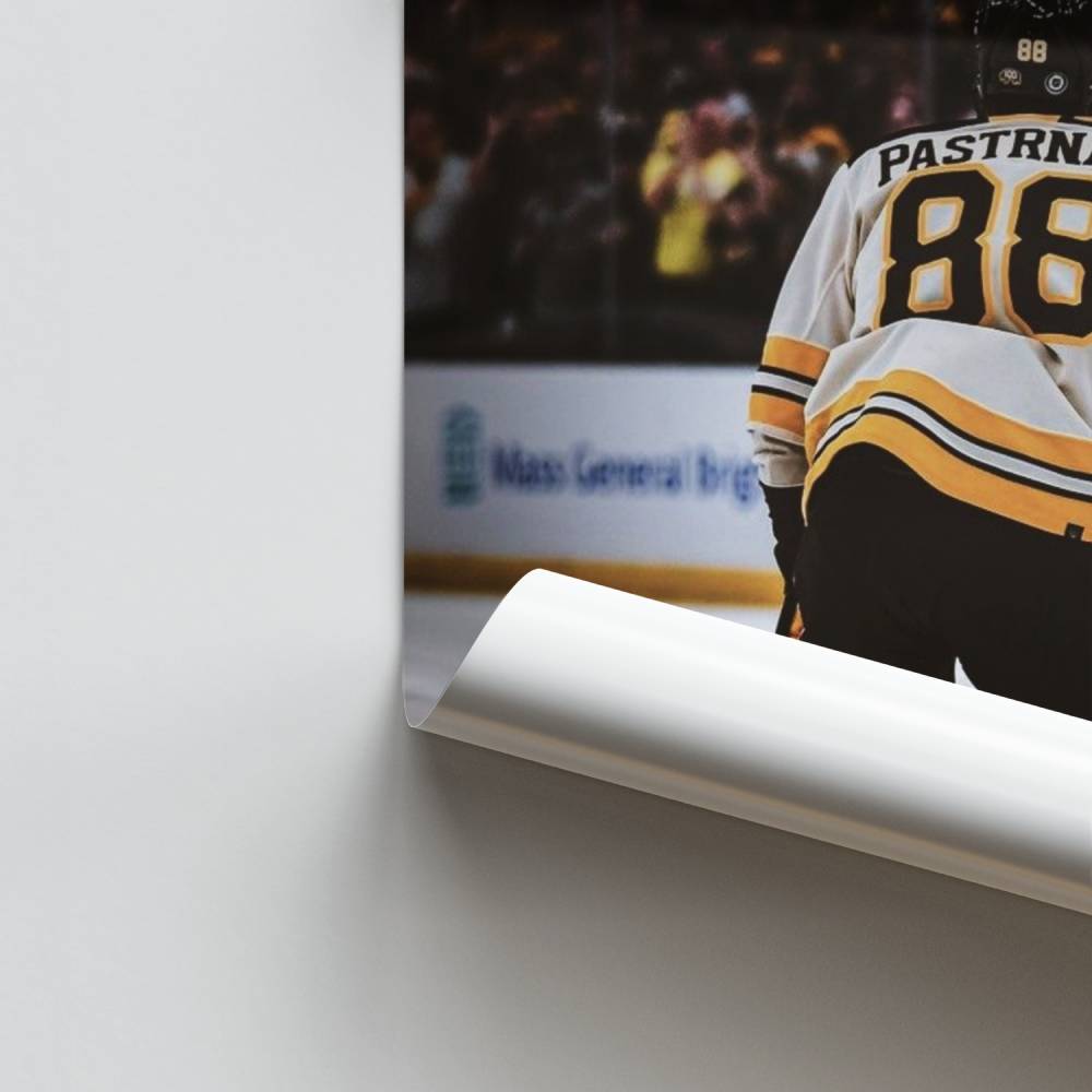 Pôster de energia do hóquei