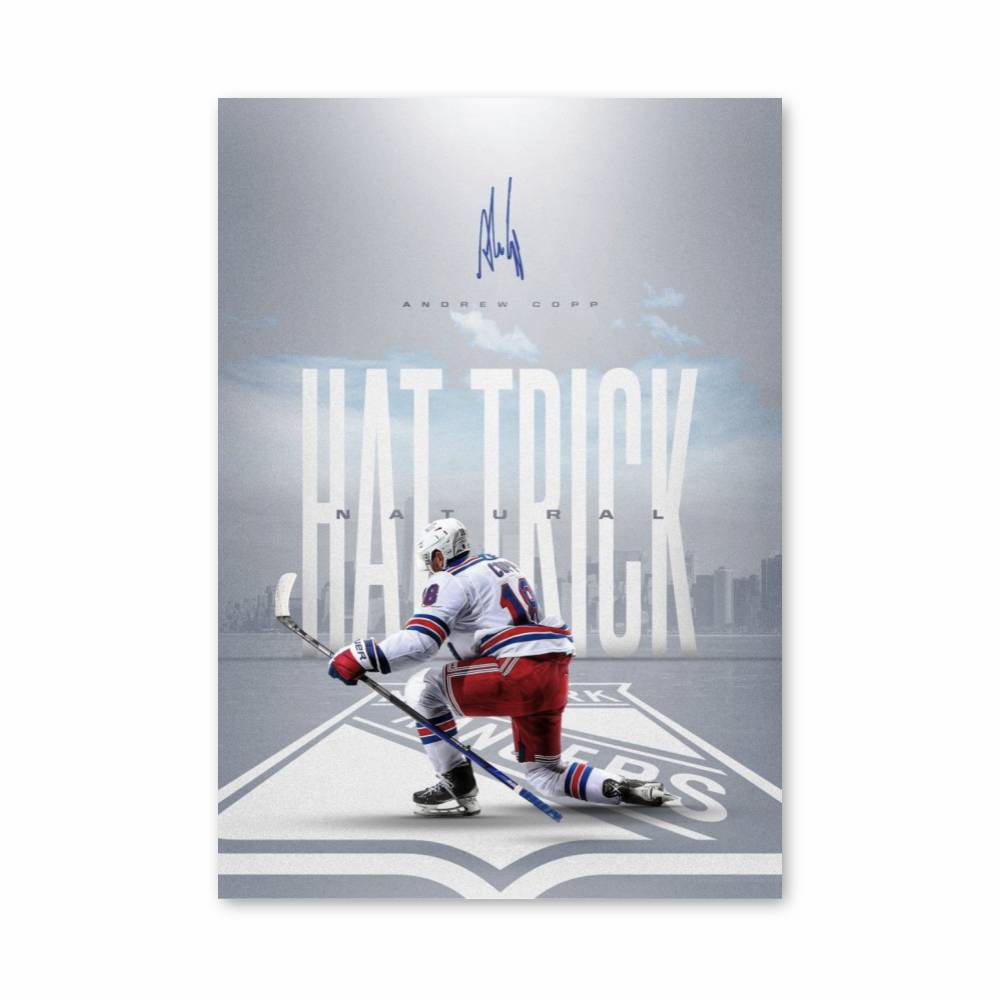 Poster Hat Trick Hockey
