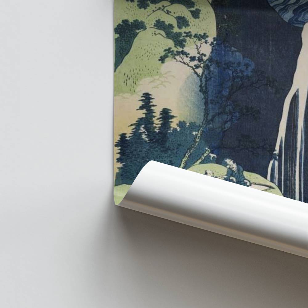 Poster Cascade Japonaise