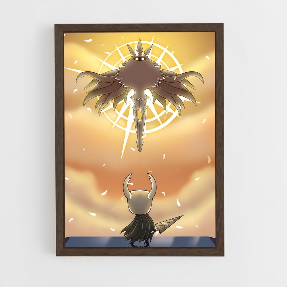 hollow-knight-13 cadre Bois foncé