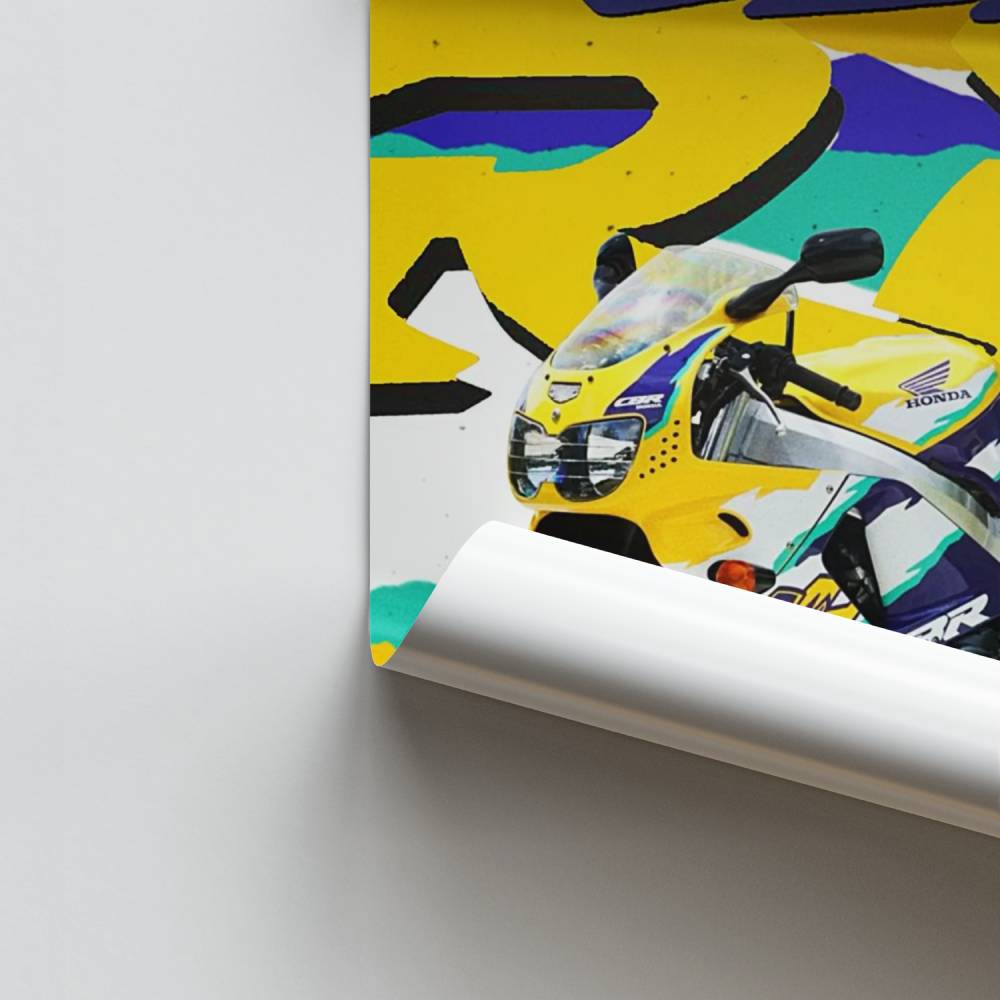 Pôster Fireblade Retro