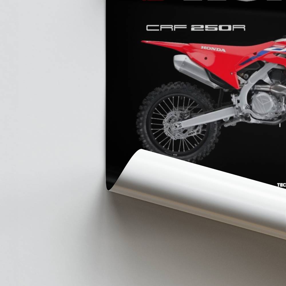 Pôster de corrida Honda CRF250R