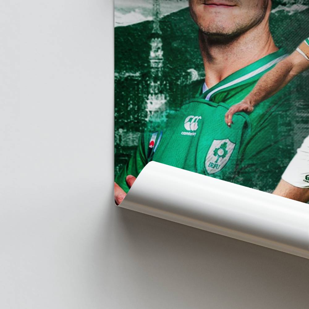 Póster Elk Green Rugby