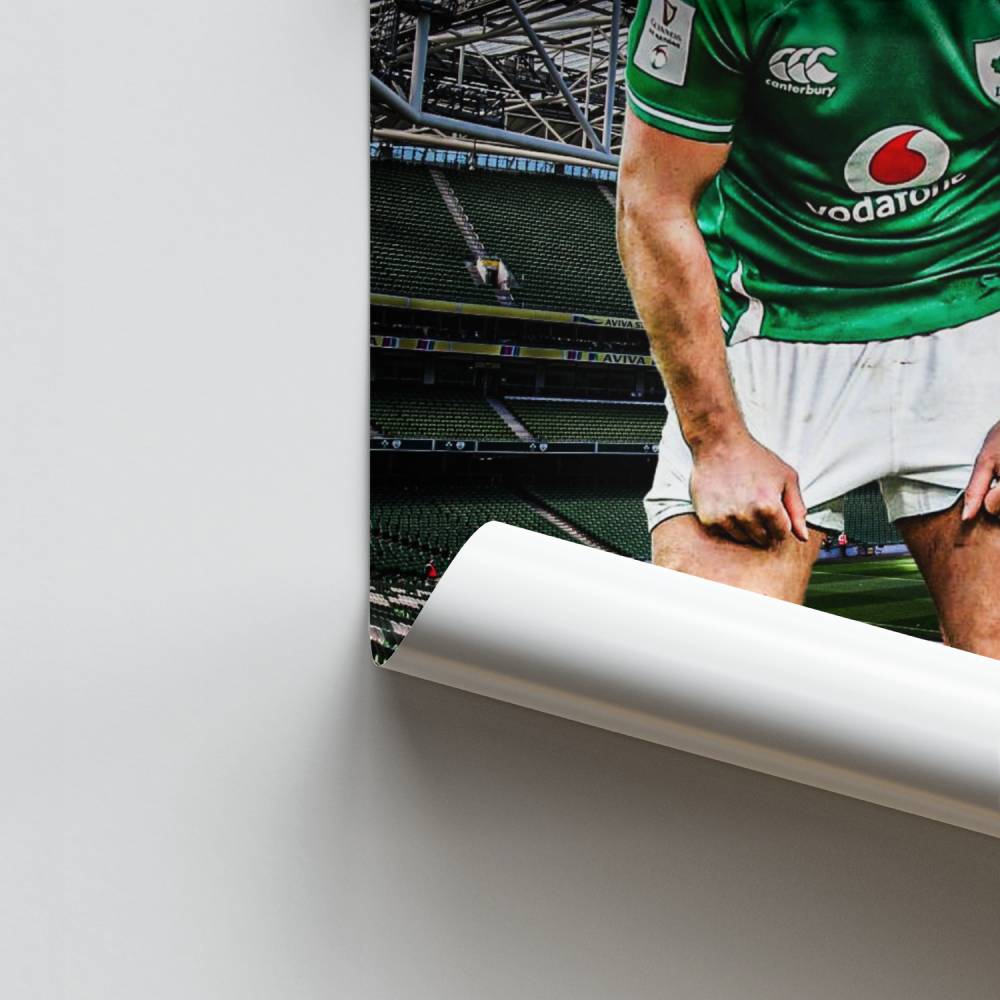 Pôster Paixão Irlandesa pelo Rugby