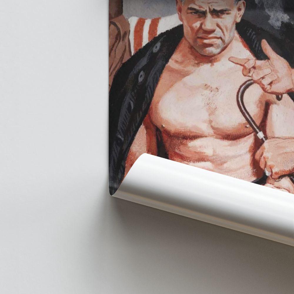 Pôster Jack Dempsey Músculo