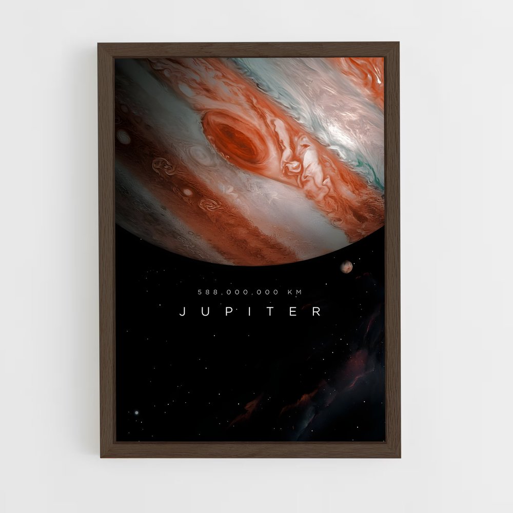 jupiter-11 cadre Bois foncé