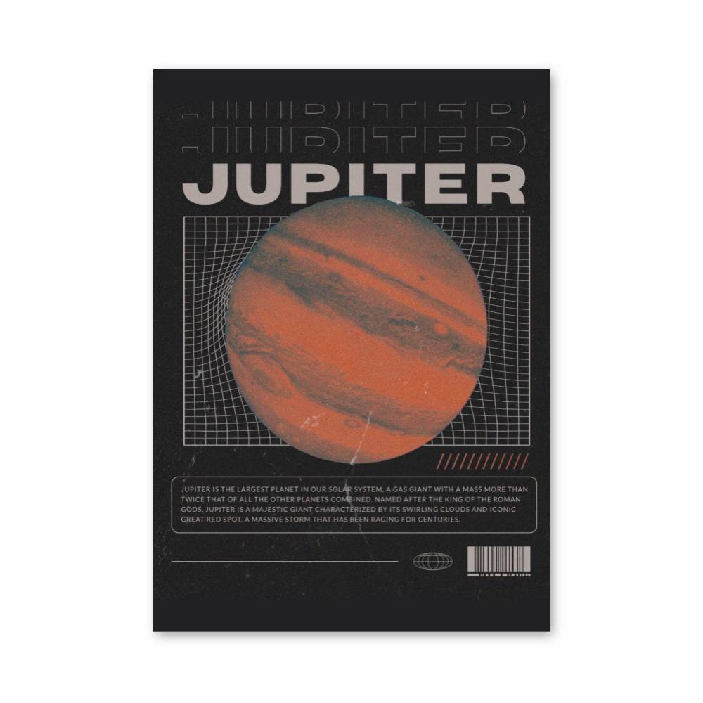 Poster Jupiter Atmosphère
