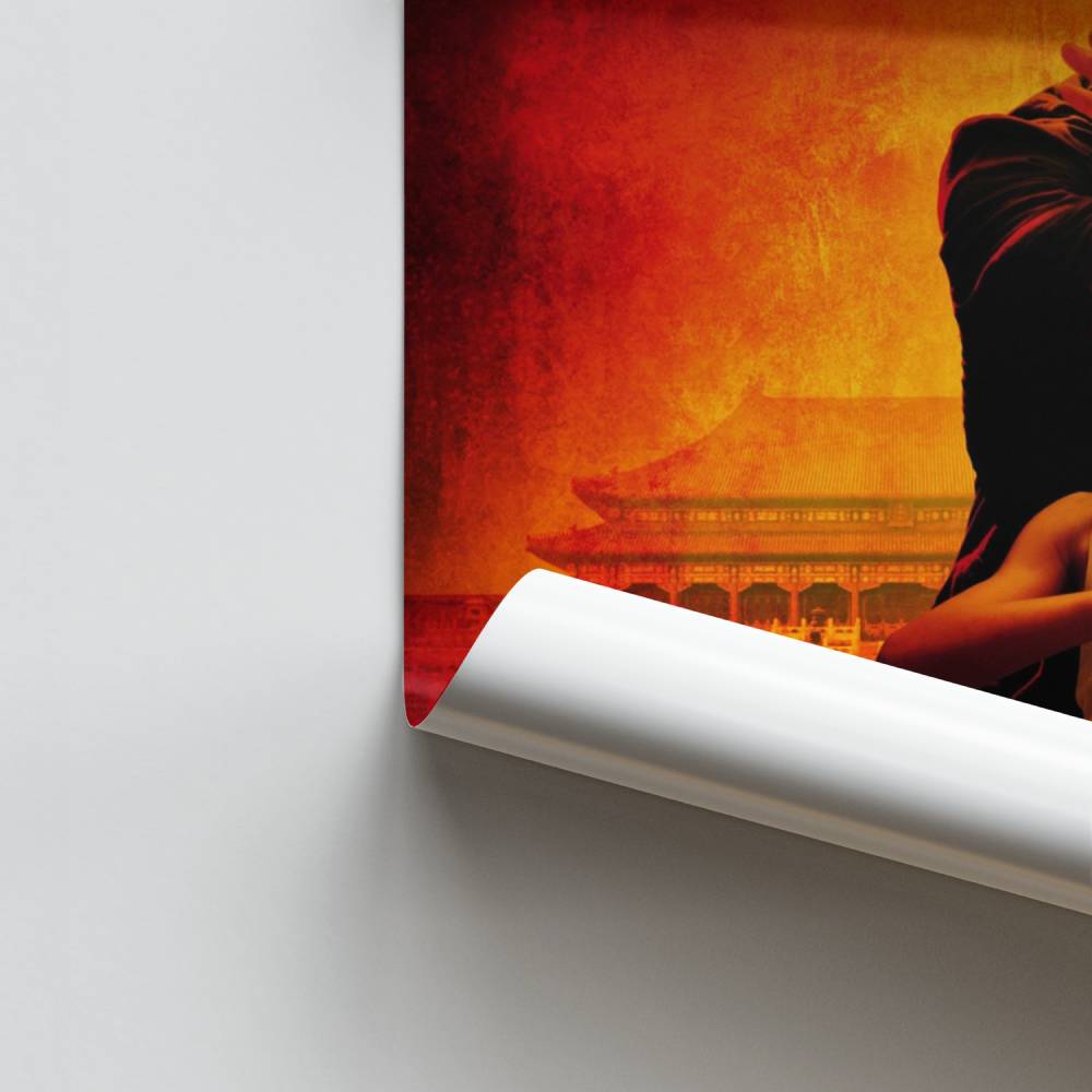 Pôster de treinamento marcial