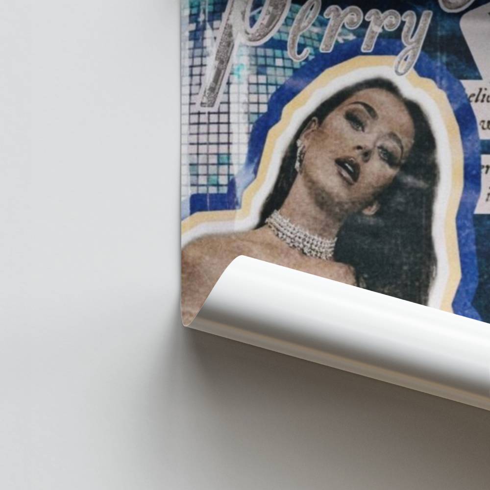 Póster Glamour Azul