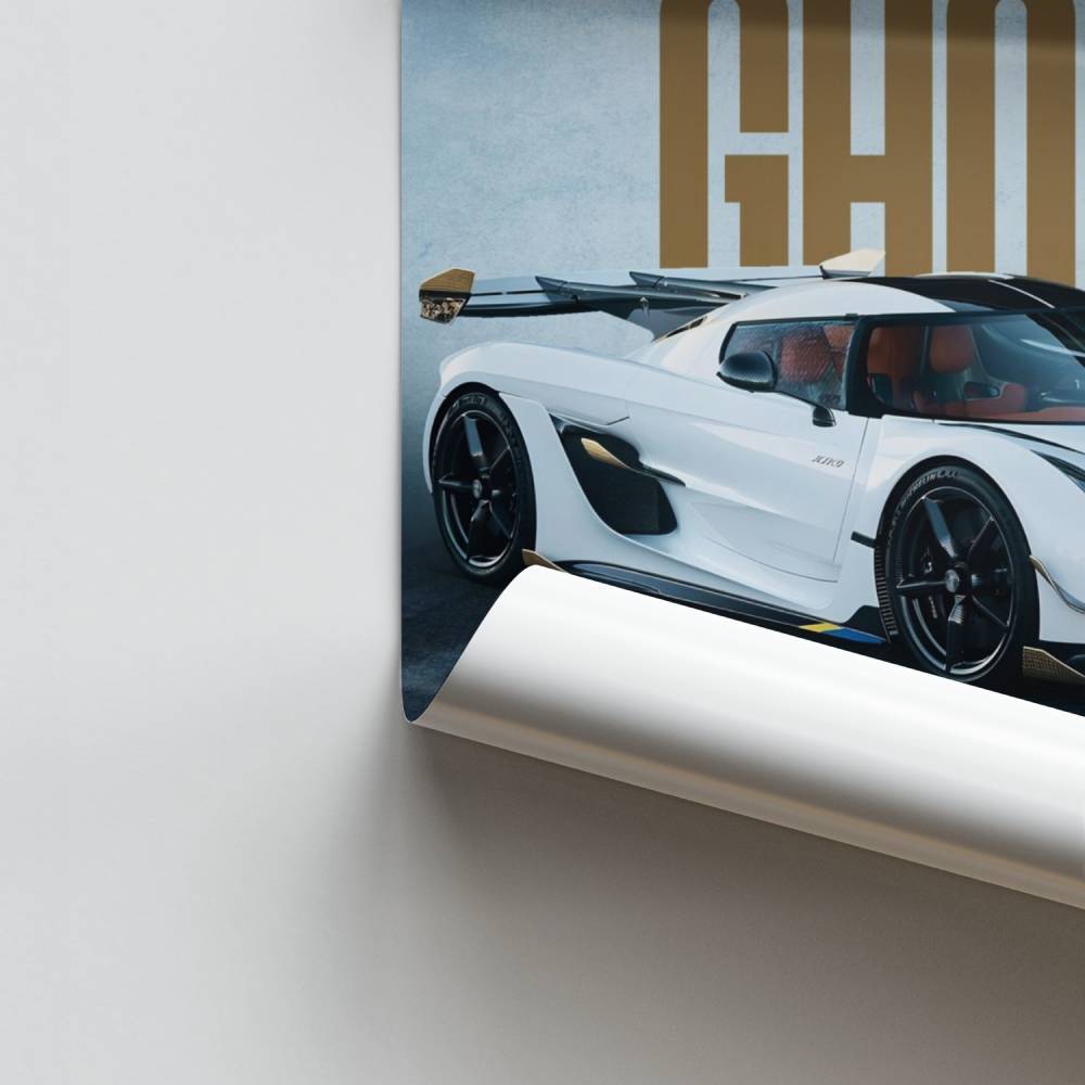 Poster Ghost Supercar
