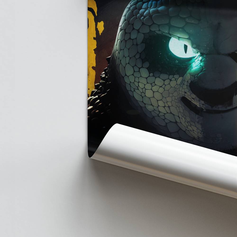 Pôster Panda Guerreiro 4