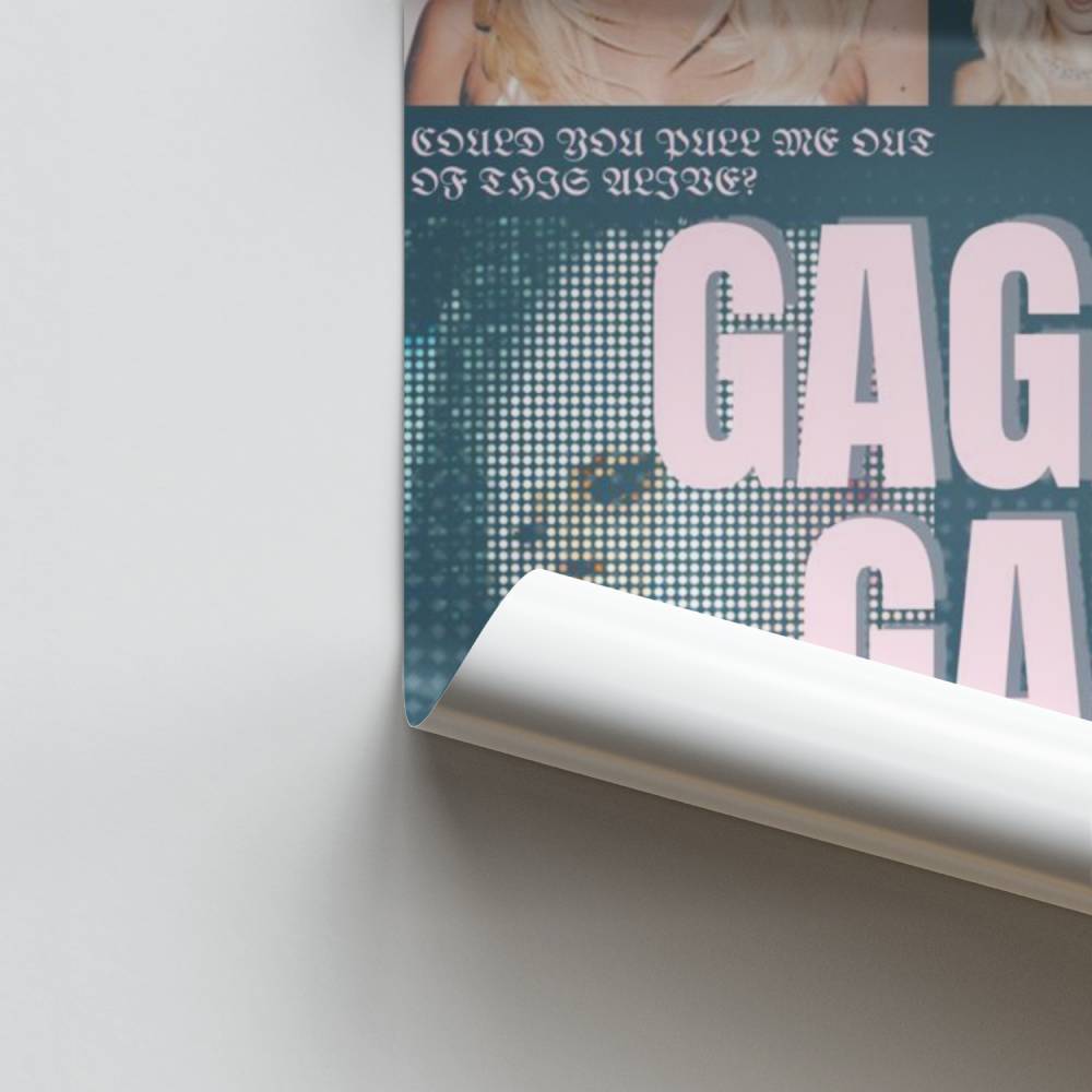 Pôster Glamour de Gaga