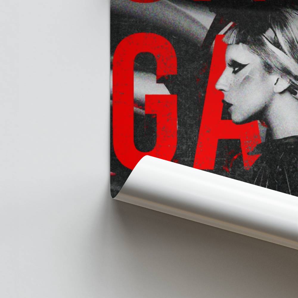 Pôster Gaga Vermelho