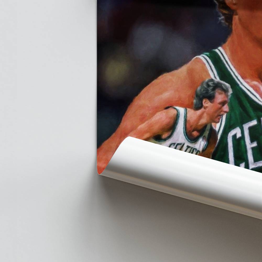 Pôster da lenda do Celtics