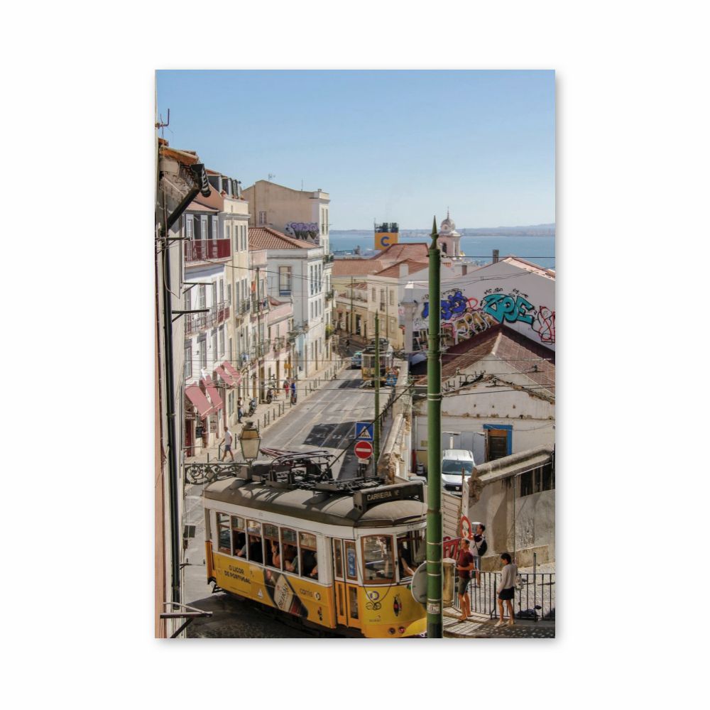 Poster Tramway Lisbonne