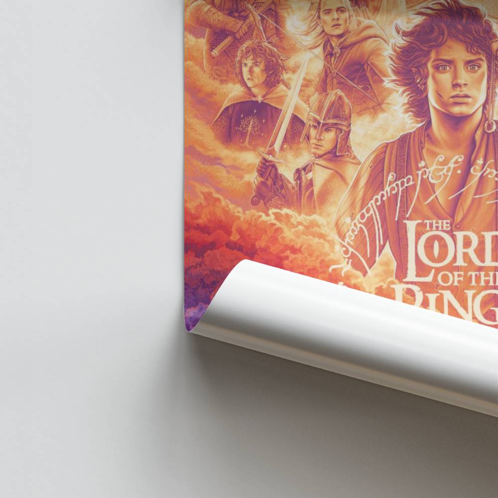 Pôster LOTR Laranja