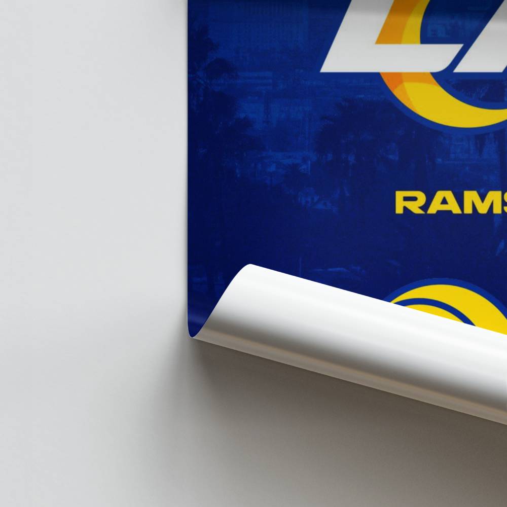 Poster Los Angeles Rams Skyline