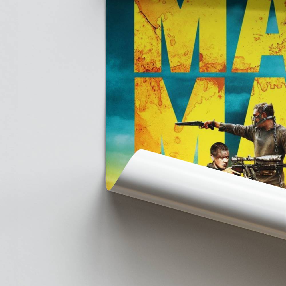 Pôster Fury Road Vintage