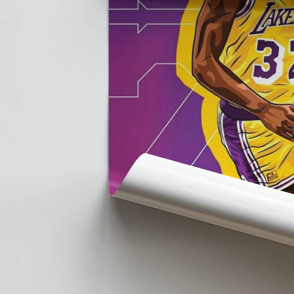 Pôster Ícones do Showtime Lakers
