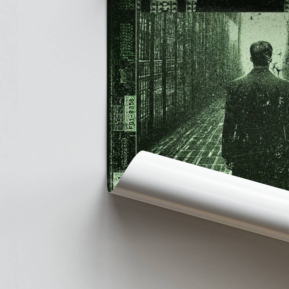 Pôster de fuga digital