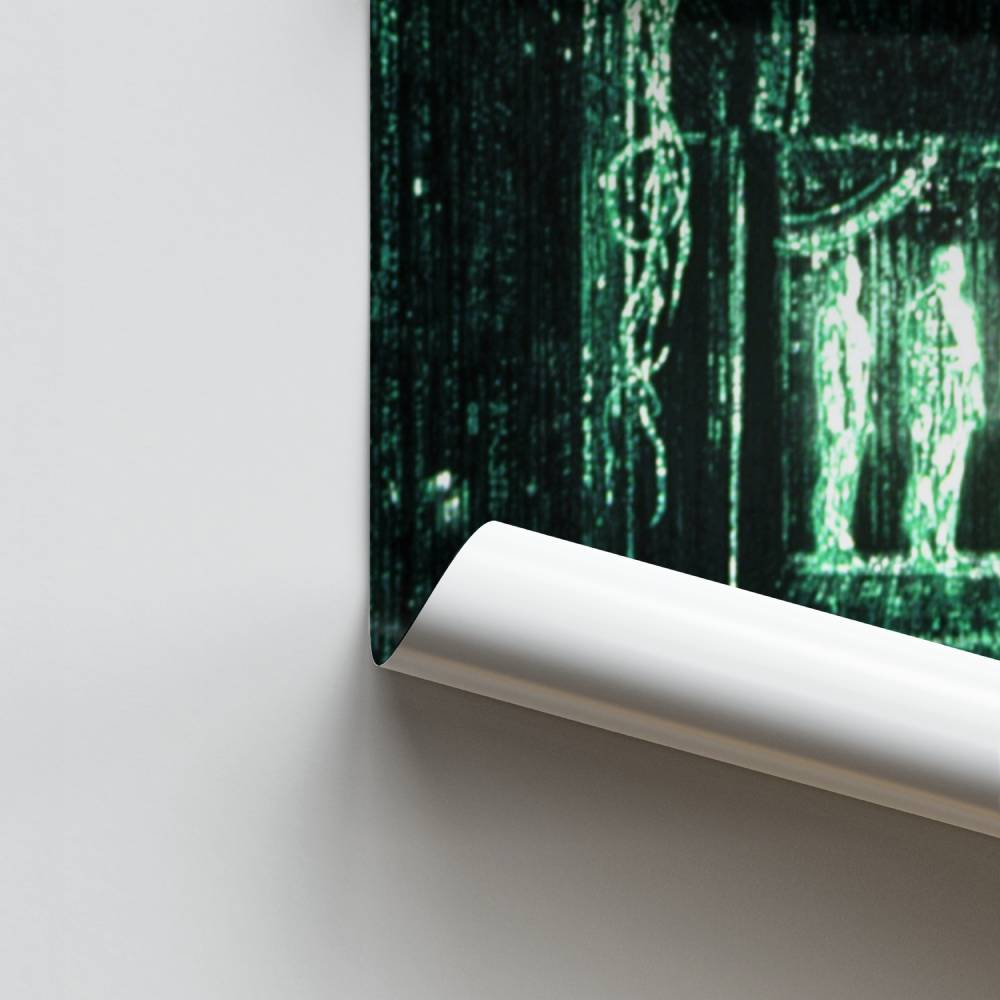 Pôster digital enigmático