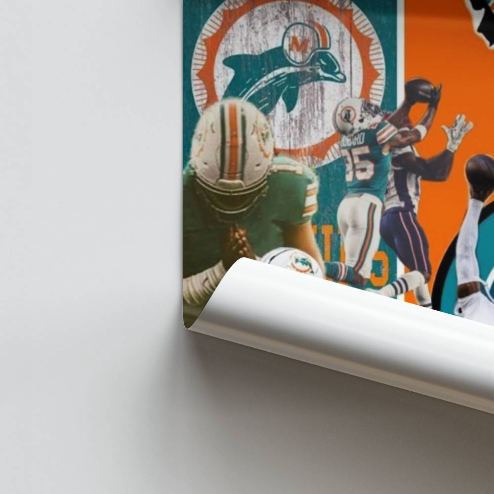 Poster Miami Dolphins Passion