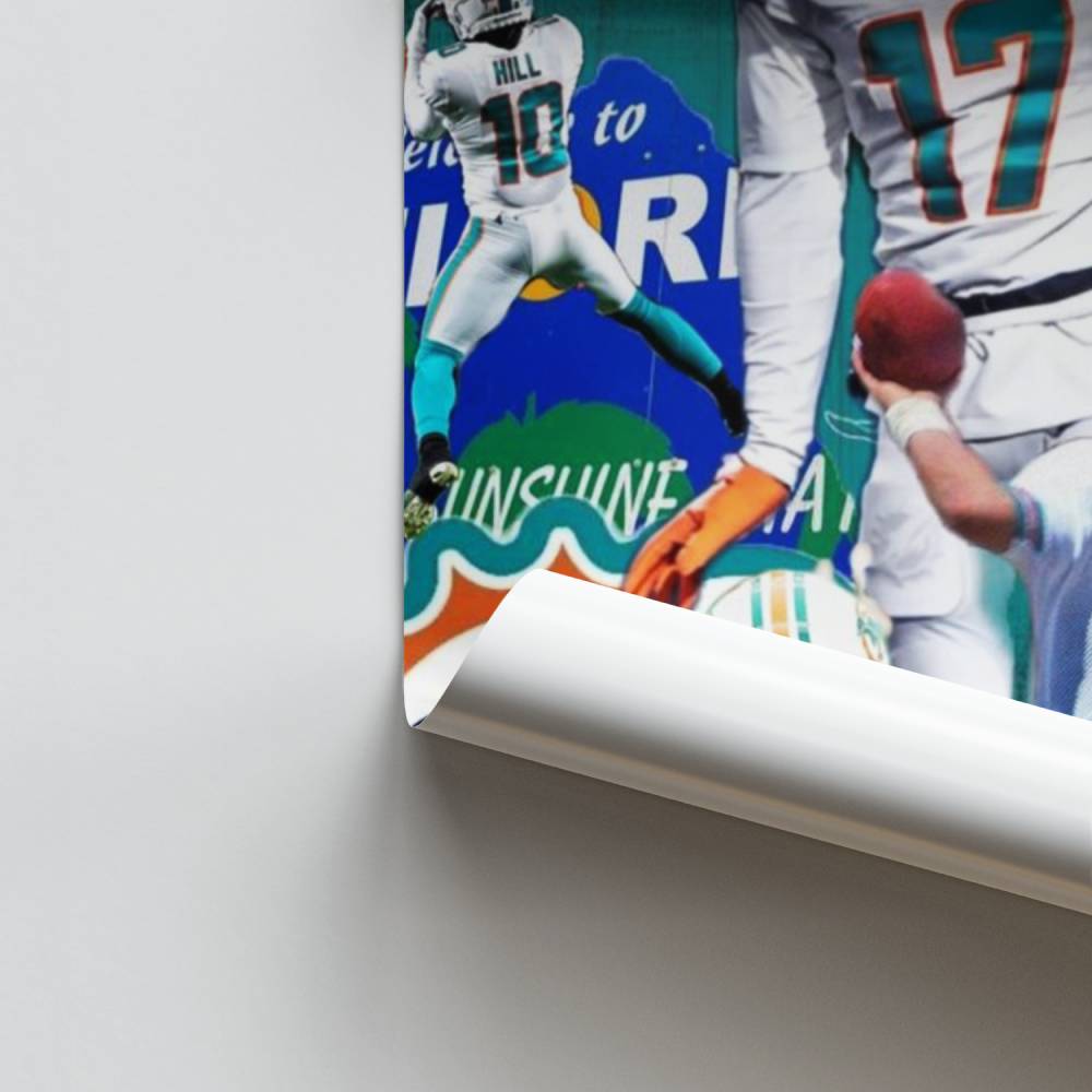 Pôster das lendas do Miami Dolphins