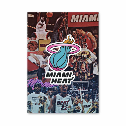 Poster Éclat Miami Heat