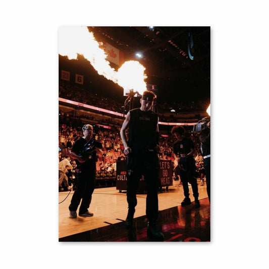 Poster Miami Heat Flamme