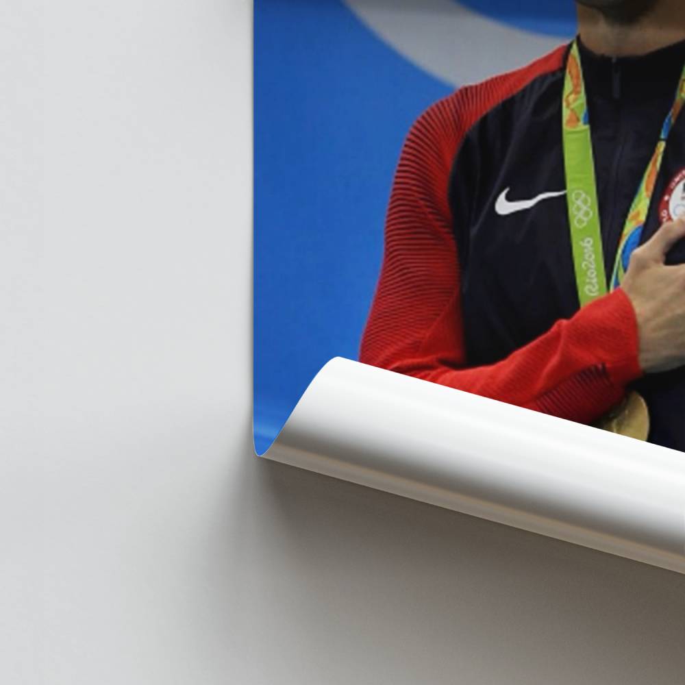 Pôster Michael Phelps Natação