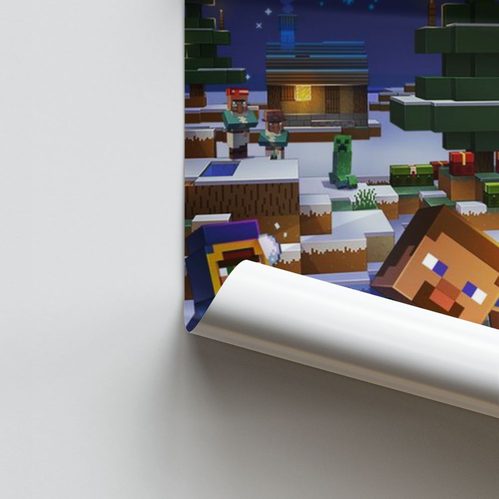 Pôster Cachorro Minecraft