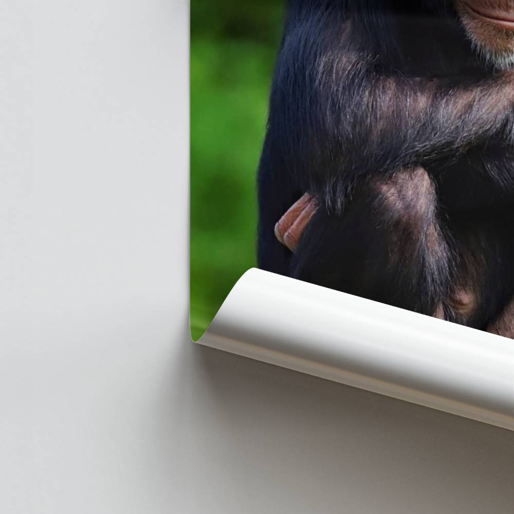 Pôster Macaco Pensativo