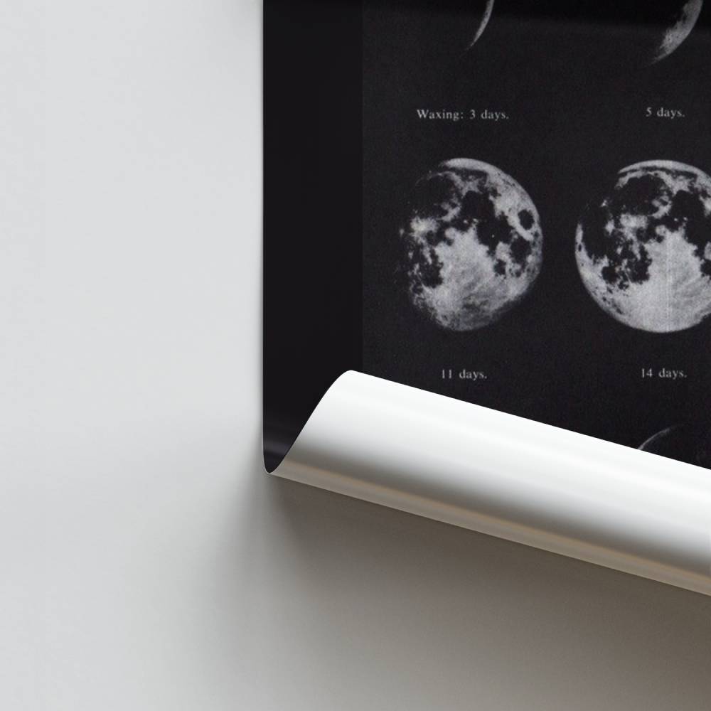 Poster Phases Lunaires