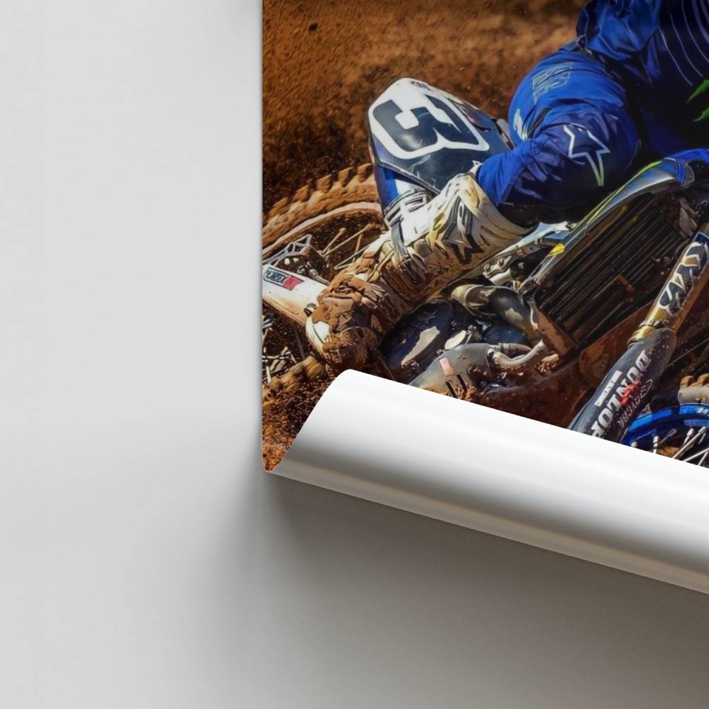 Pôster O Momentum do Moto-Cross