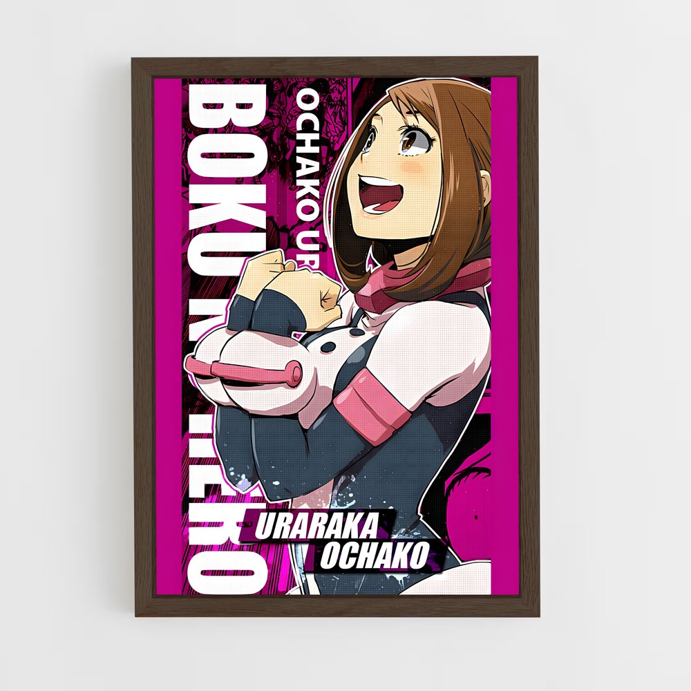 my-hero-academia-20 cadre Bois foncé