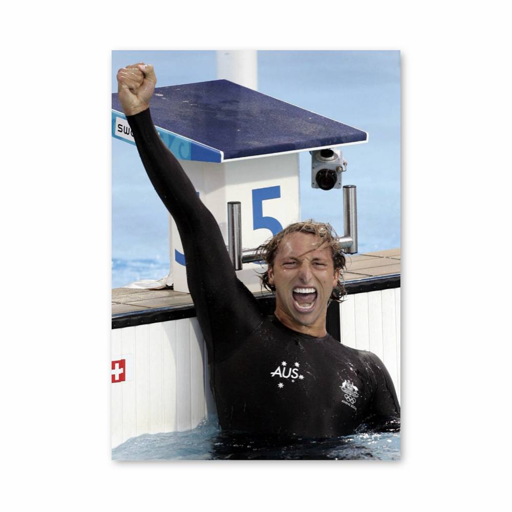 Poster Triomphe en Natation