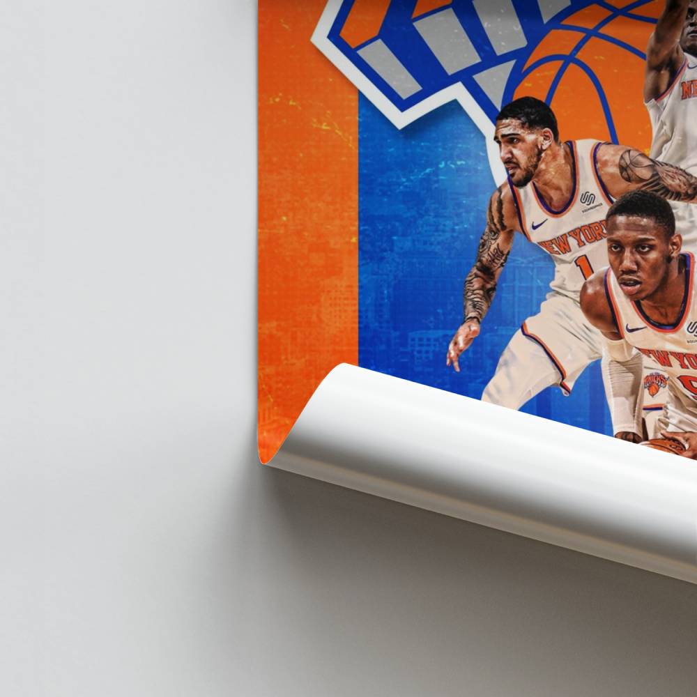 Pôster dos rivais do New York Knicks