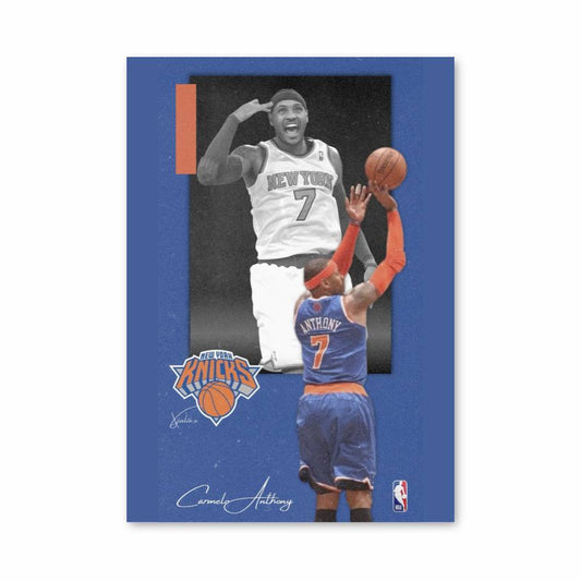 Poster Knicks Basketball Star