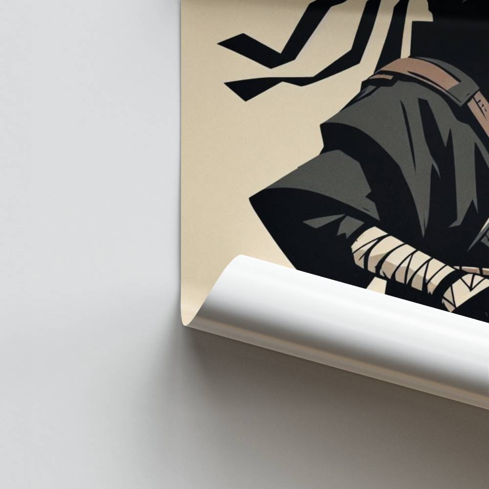 Poster Guerrier Ombre