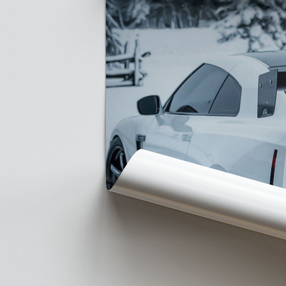 Póster Nissan GTR Neve