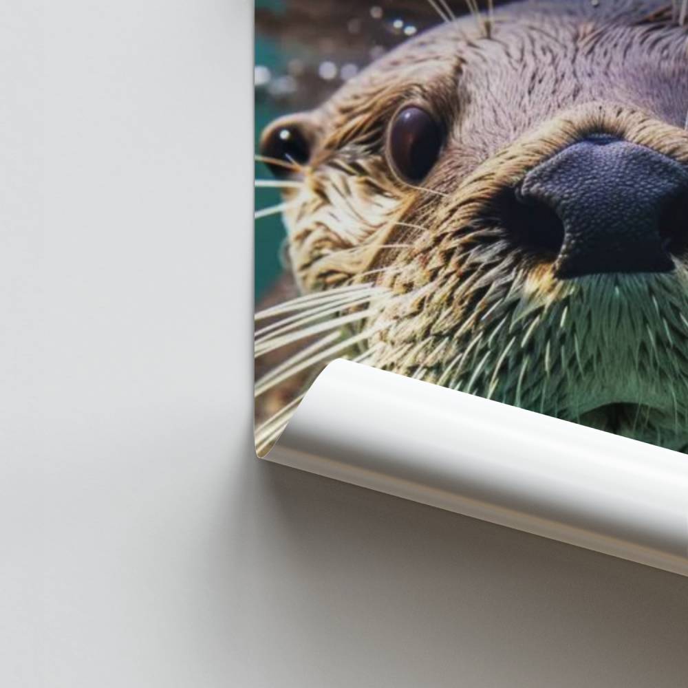 Poster Lontra de mergulho