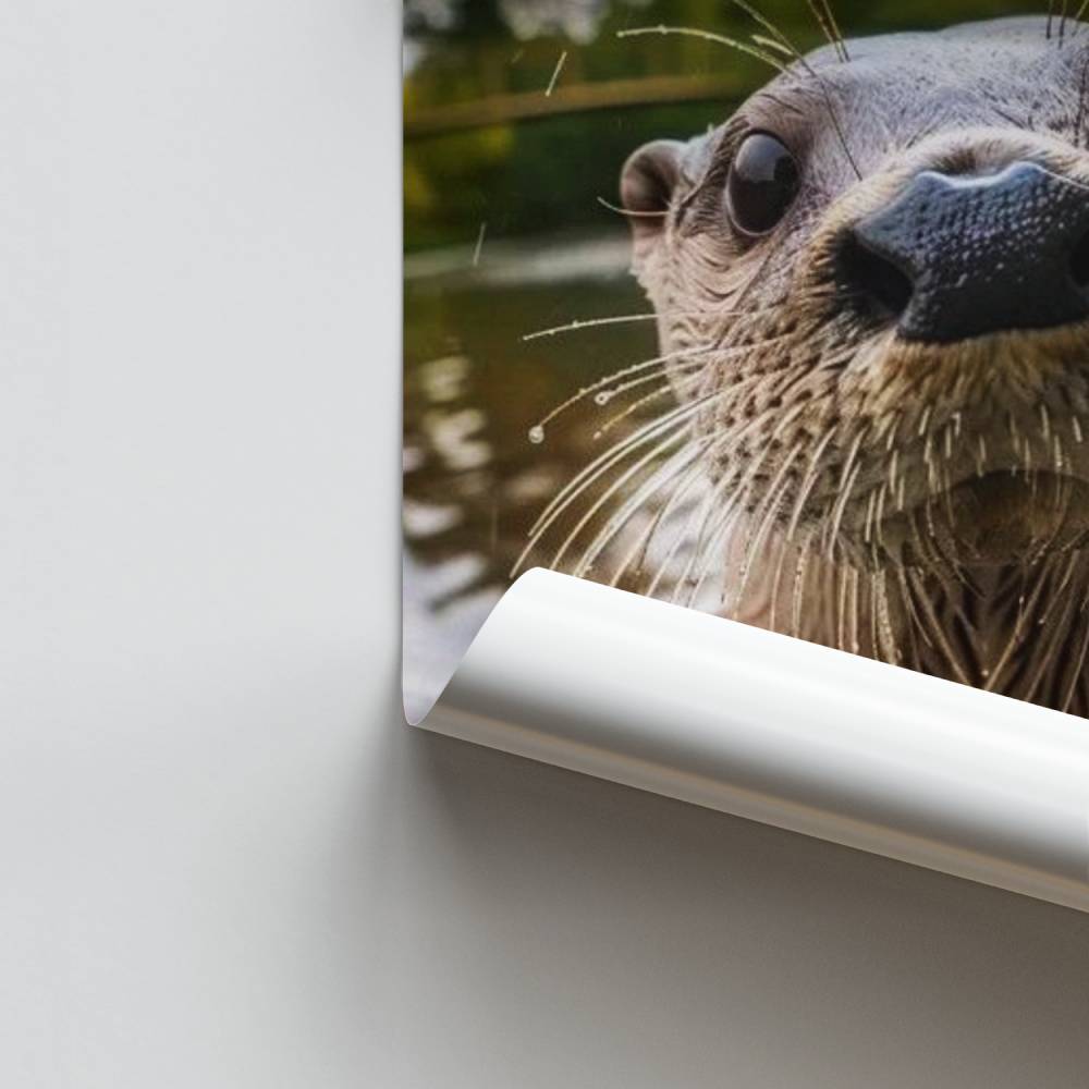 Pôster Lontra Curiosa