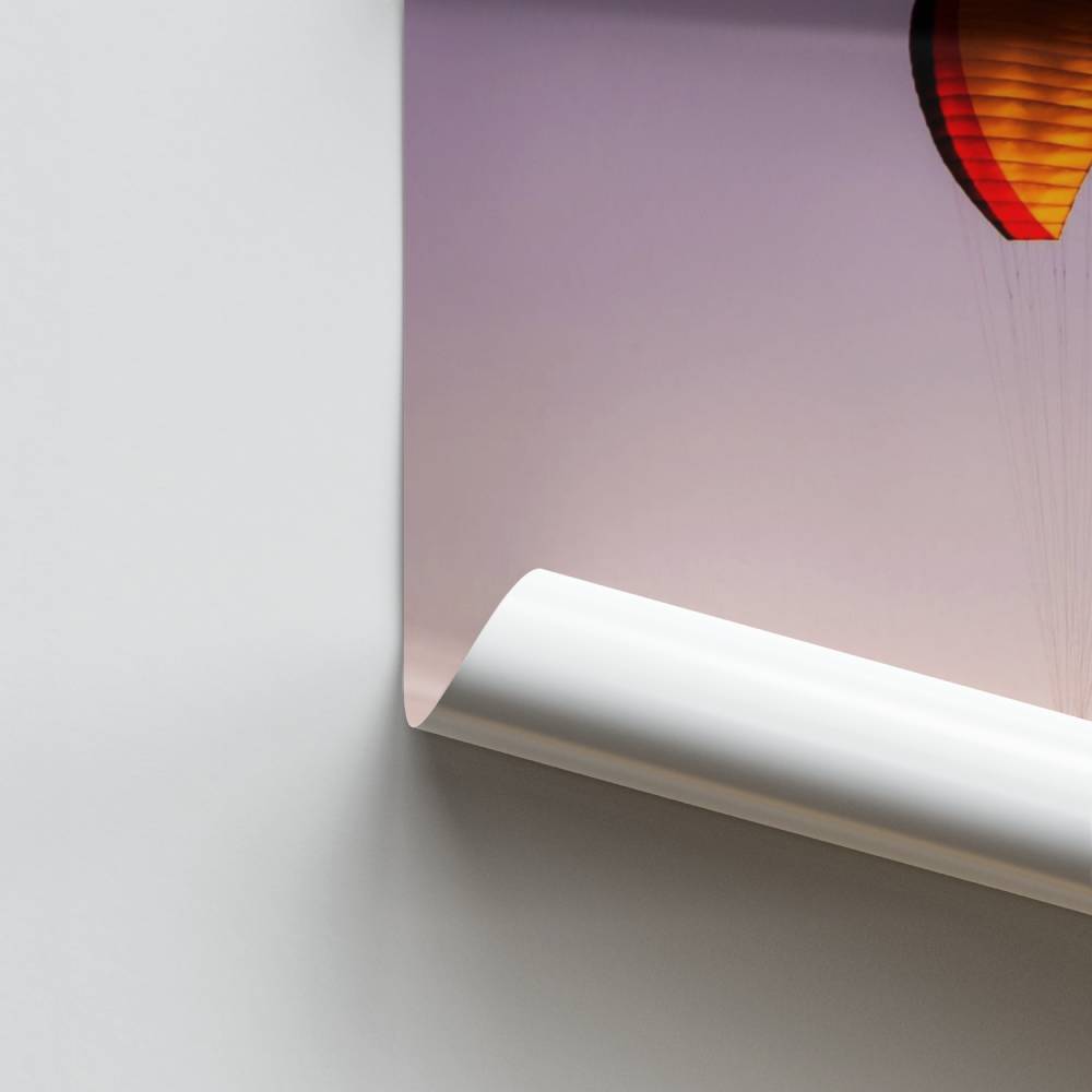 Pôster Parapente ao entardecer