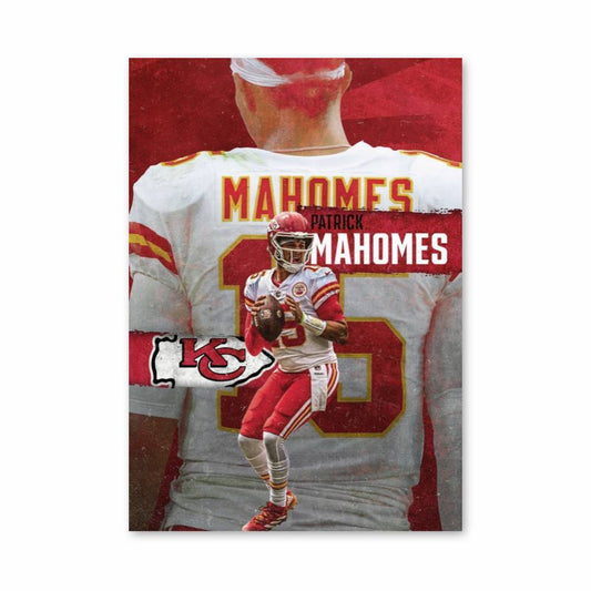 Poster Touchdown Rouge