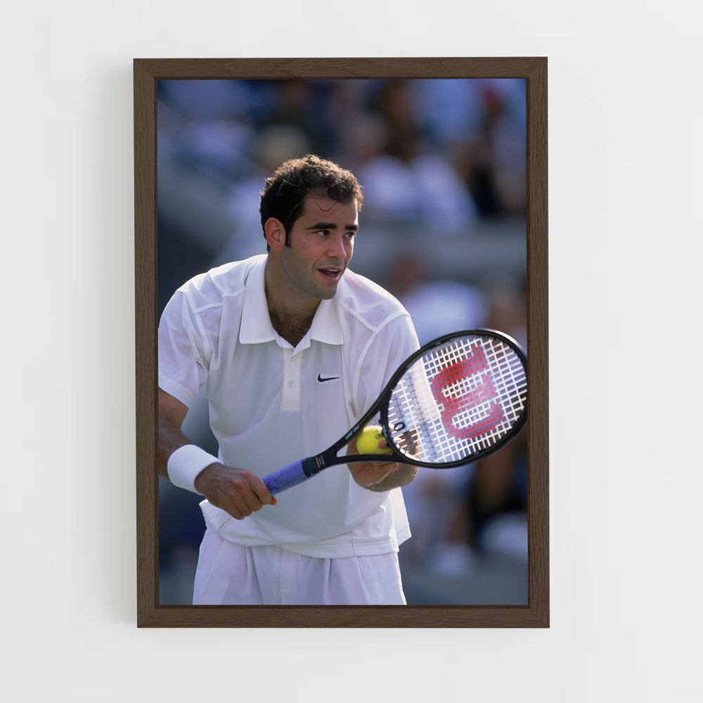 pete-sampras-2 cadre Bois foncé
