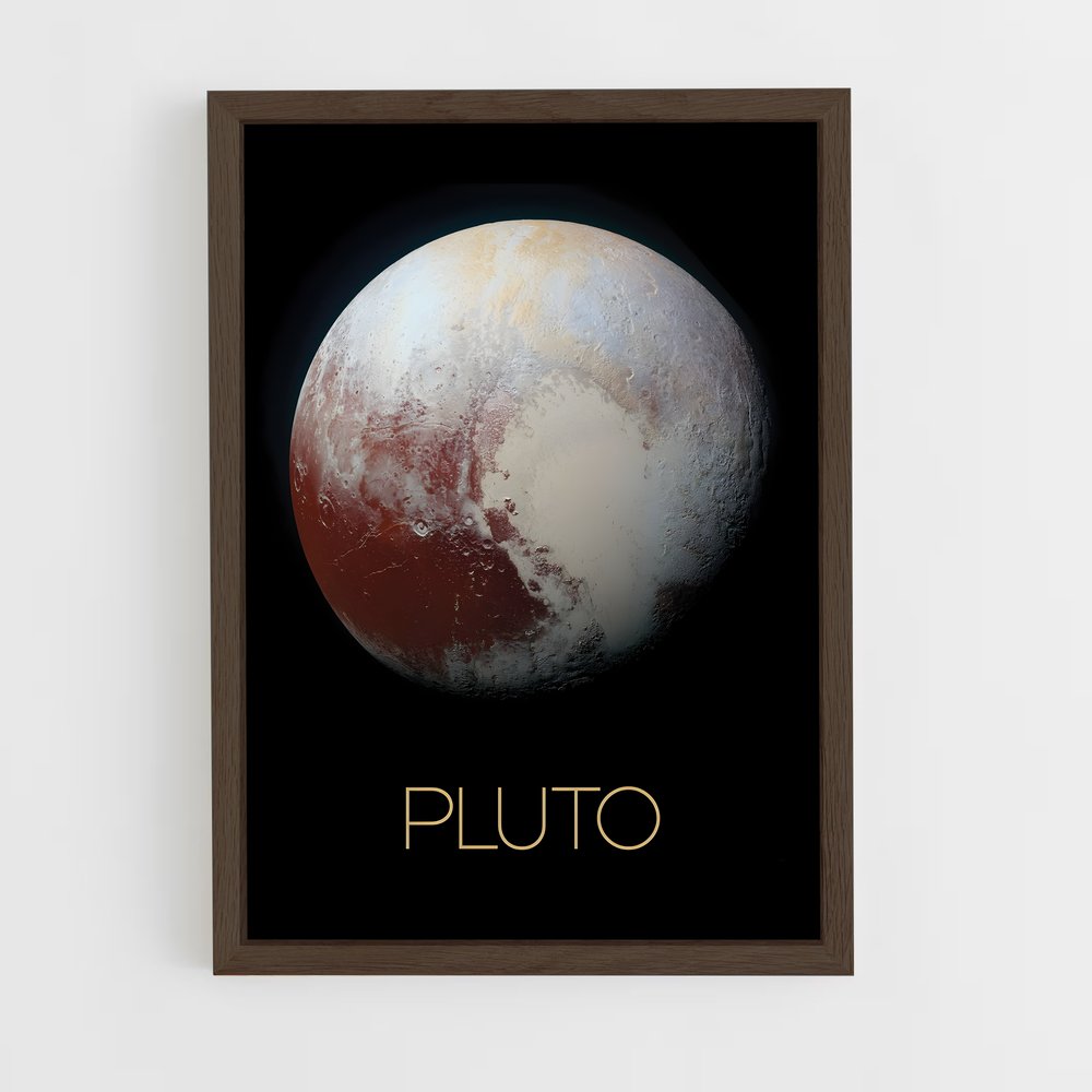 pluto-15 cadre Bois foncé