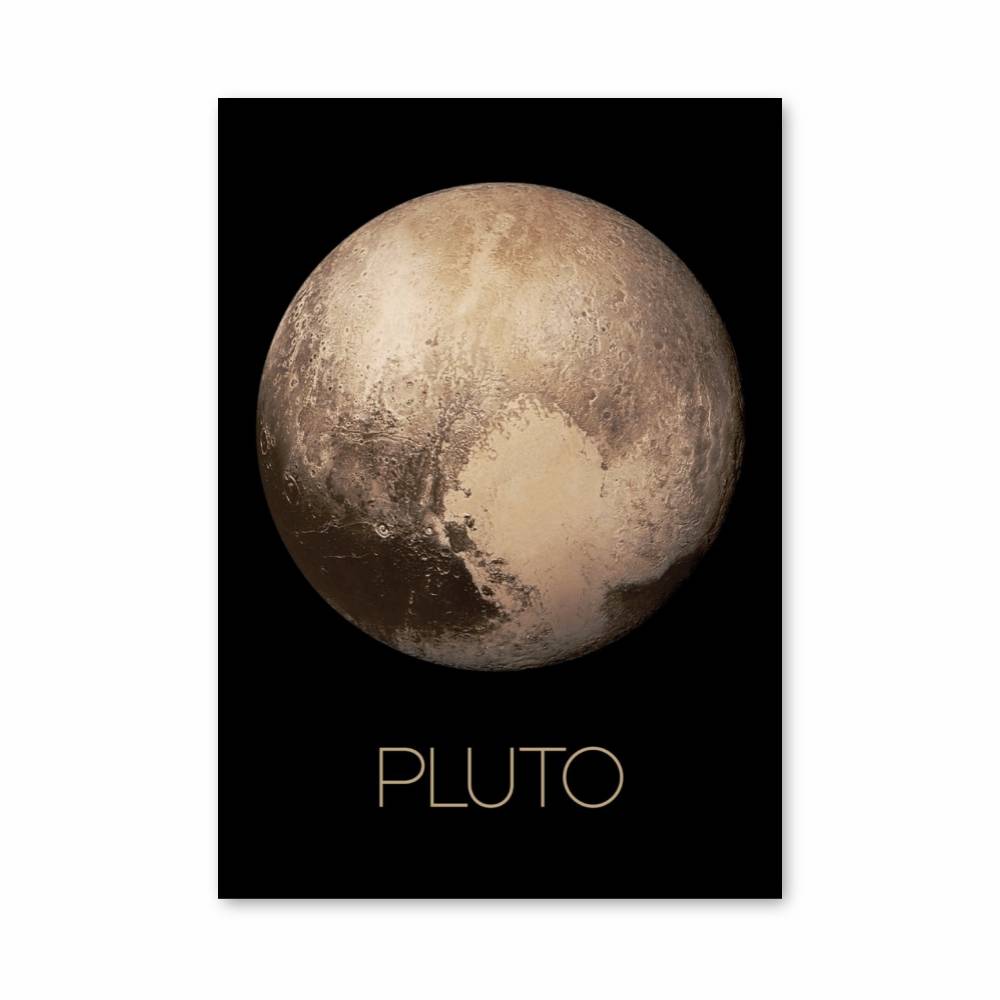 Poster Mystère Pluton