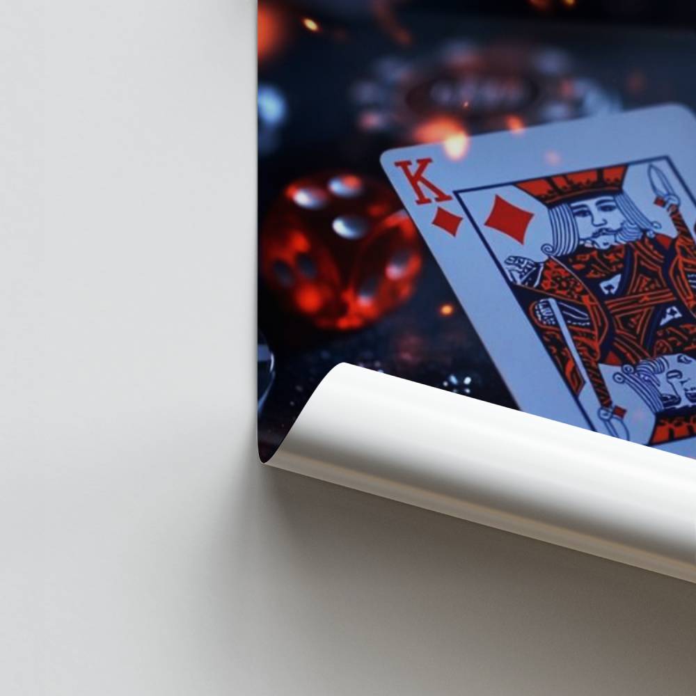 Poster Roi de Carreau