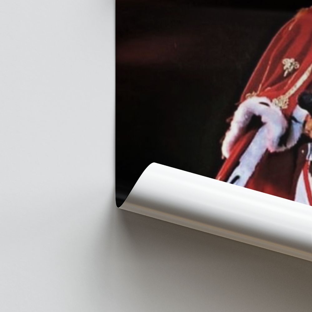 Pôster de roupa de rainha